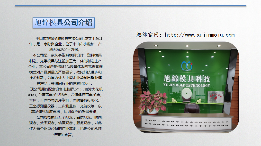 中山市旭锦塑胶模具有限公司