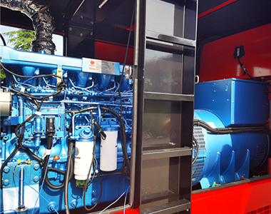 ballbet贝博400KW/400V发电机应用于国内某租赁项目