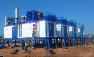 8台ballbet贝博配潍柴应用于北欧地区的天然气发电项目